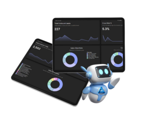 ai robot with dashboards